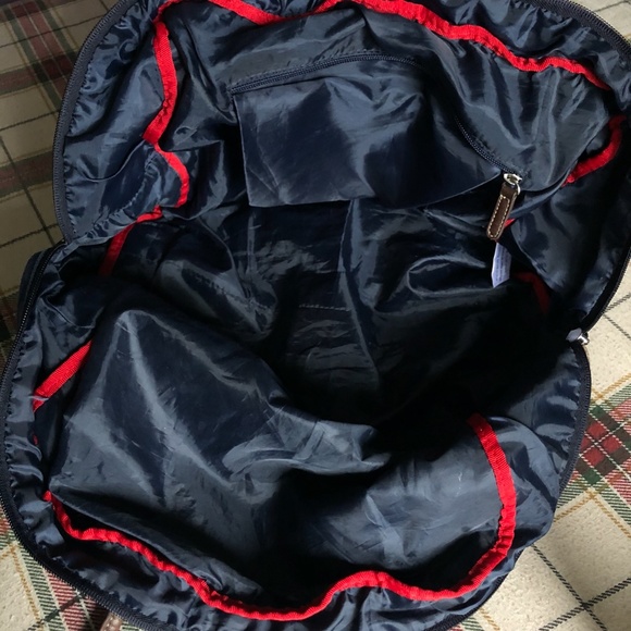 Tommy Hilfiger Navy Blue Small Canvas Duffle Bag - Picture 4 of 5